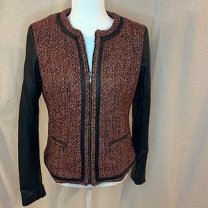 Willi Smith tweed red and black jacket